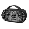 Black And White Odin With Crows Print Portable Cooler Travel Case