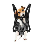Black And White Odin With Crows Print Pet Carrier Backpack