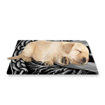 Black And White Odin With Crows Print Pet Cooling Mat Cover