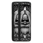 Black And White Odin With Crows Print Refrigerator Handle Covers
