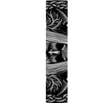 Black And White Odin With Crows Print Table Runner