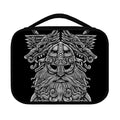 Black And White Odin With Wolfs Print Classic Bible Case