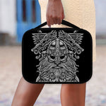 Black And White Odin With Wolfs Print Classic Bible Case