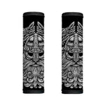 Black And White Odin With Wolfs Print Handle Covers