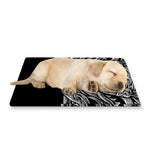 Black And White Odin With Wolfs Print Pet Cooling Mat Cover