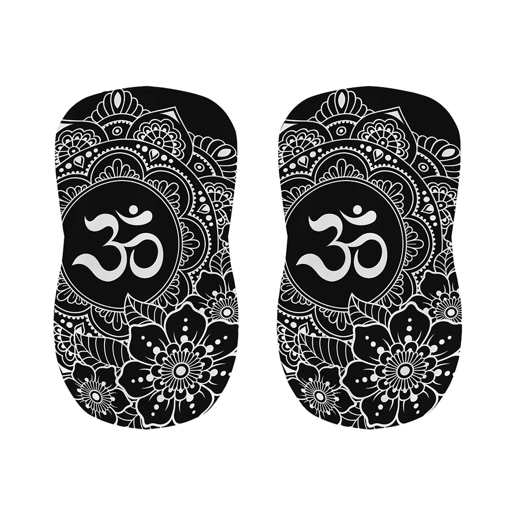 Black And White Om Print Bar Stool Covers