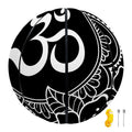 Black And White Om Print Basketball