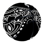 Black And White Om Print Basketball