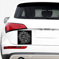 Black And White Om Print Car Sticker