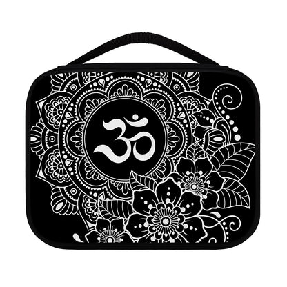 Black And White Om Print Classic Bible Case