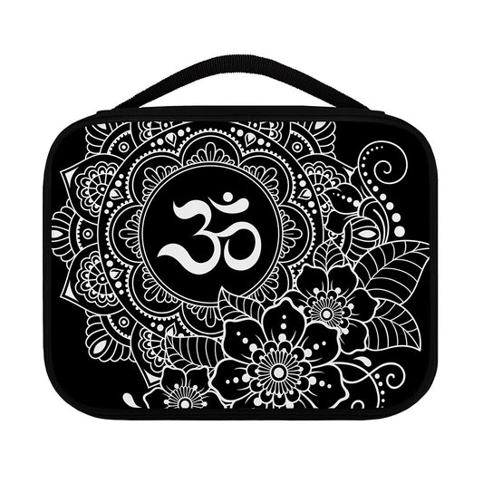 Black And White Om Print Classic Bible Case