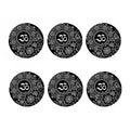 Black And White Om Print Coaster Set