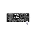 Black And White Om Print Extended Mouse Pad