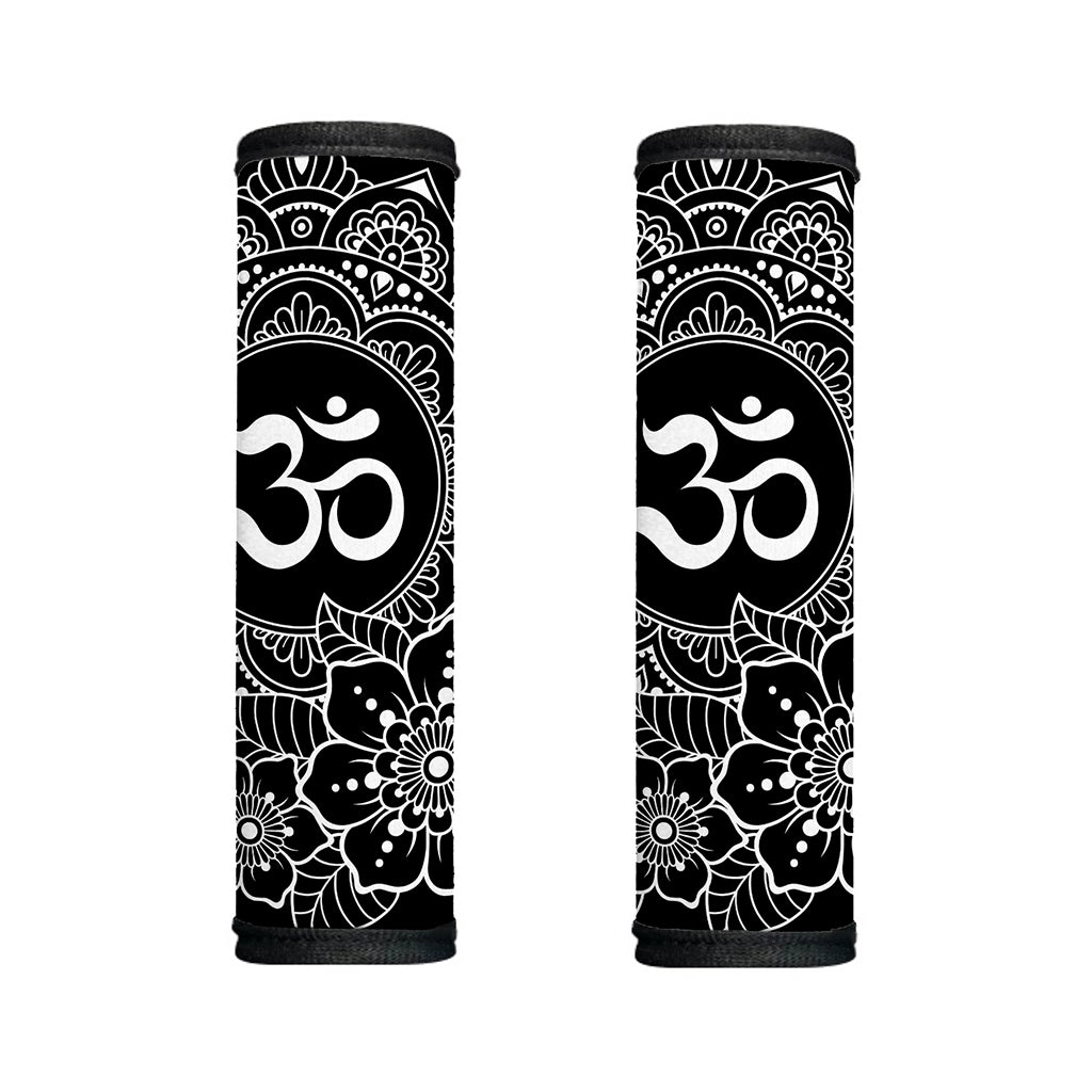 Black And White Om Print Handle Covers