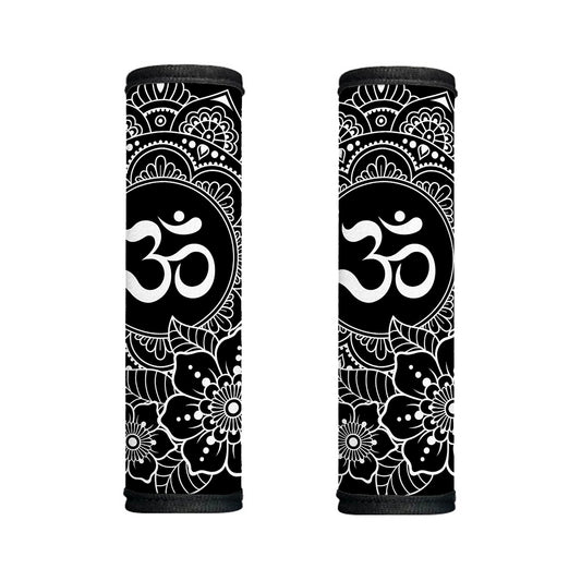 Black And White Om Print Handle Covers