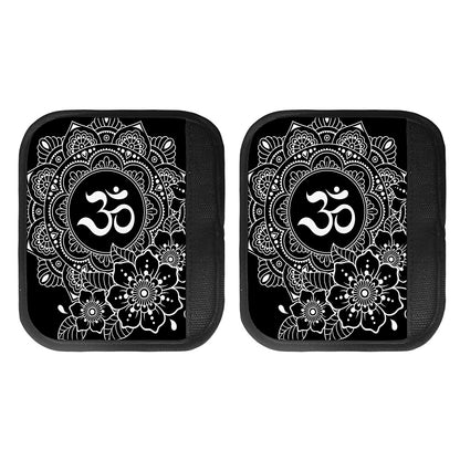 Black And White Om Print Handle Covers