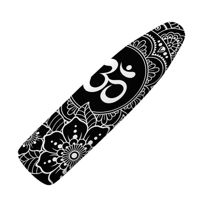 Black And White Om Print Ironing Board Cover