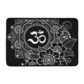 Black And White Om Print Kitchen Mat