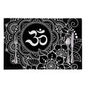 Black And White Om Print Placemat
