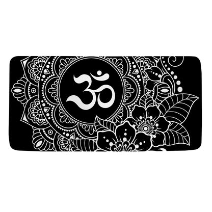 Black And White Om Print Towel