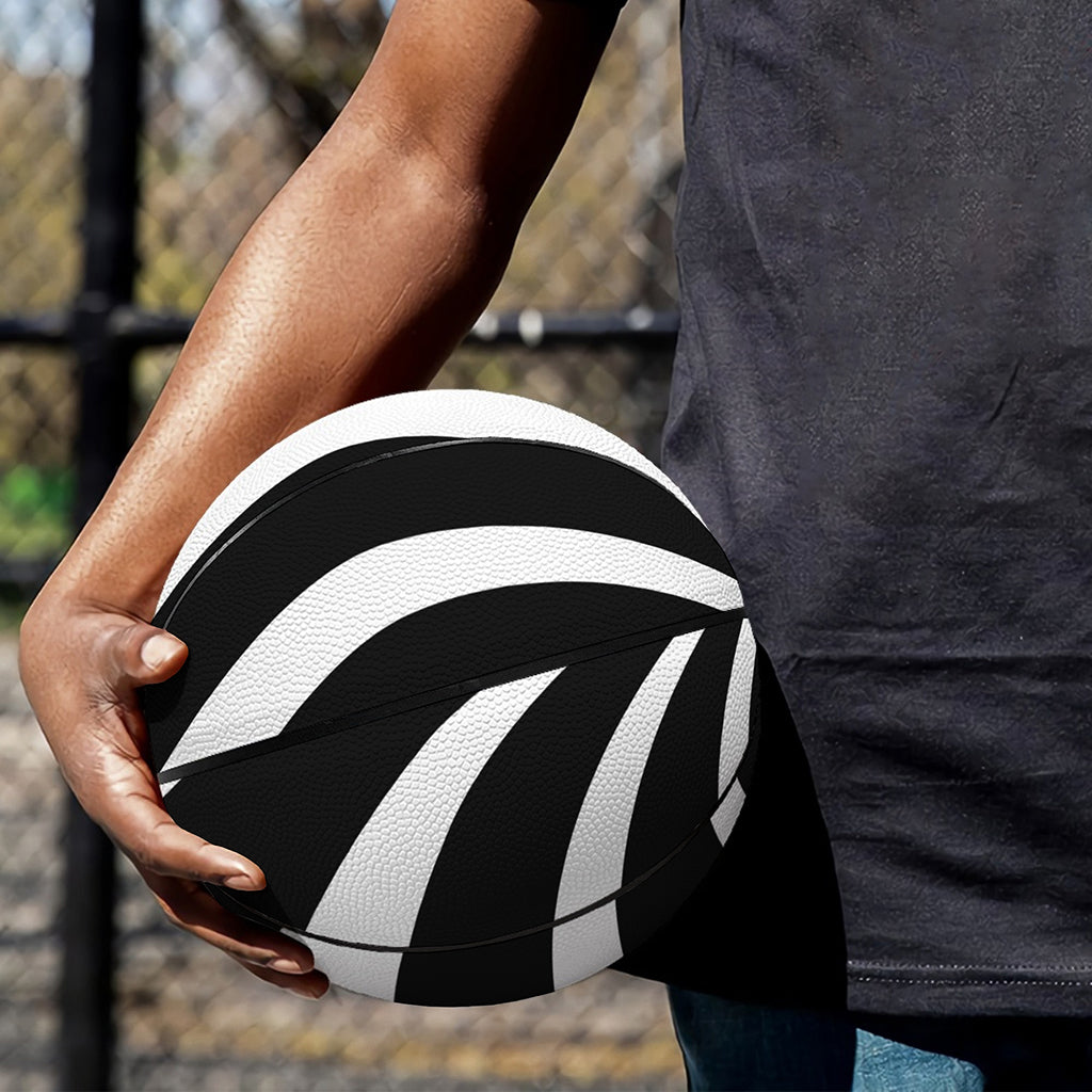 Black And White Optical Illusion Print Basketball