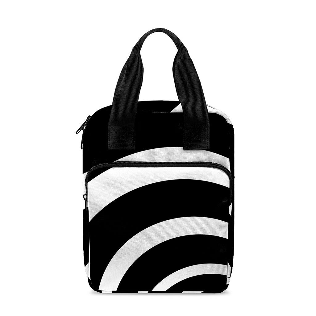 Black And White Optical Illusion Print Bible Tote Bag