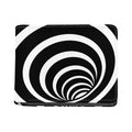 Black And White Optical Illusion Print Bifold Wallet