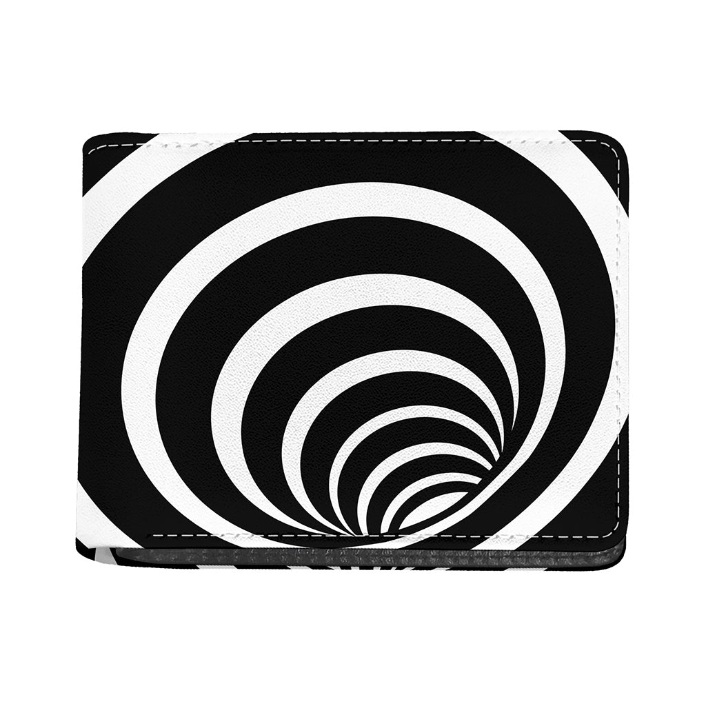 Black And White Optical Illusion Print Bifold Wallet