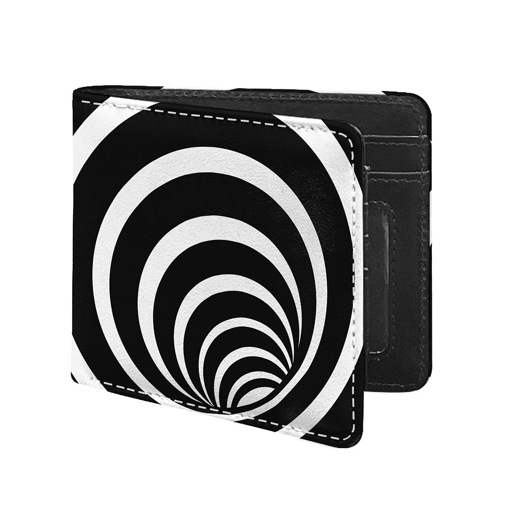 Black And White Optical Illusion Print Bifold Wallet