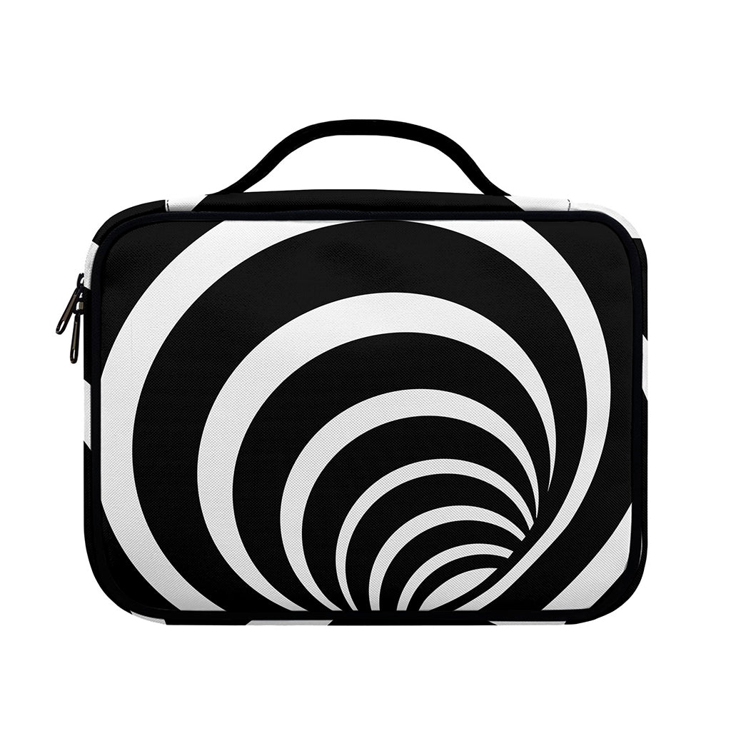 Black And White Optical Illusion Print Briefcase Bible Bag