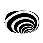 Black And White Optical Illusion Print Car Side Mirror Covers