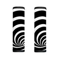 Black And White Optical Illusion Print Handle Covers