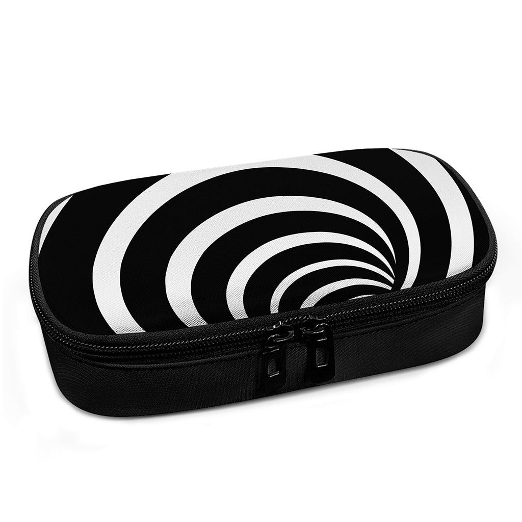 Black And White Optical Illusion Print Insulin Cooler Travel Case