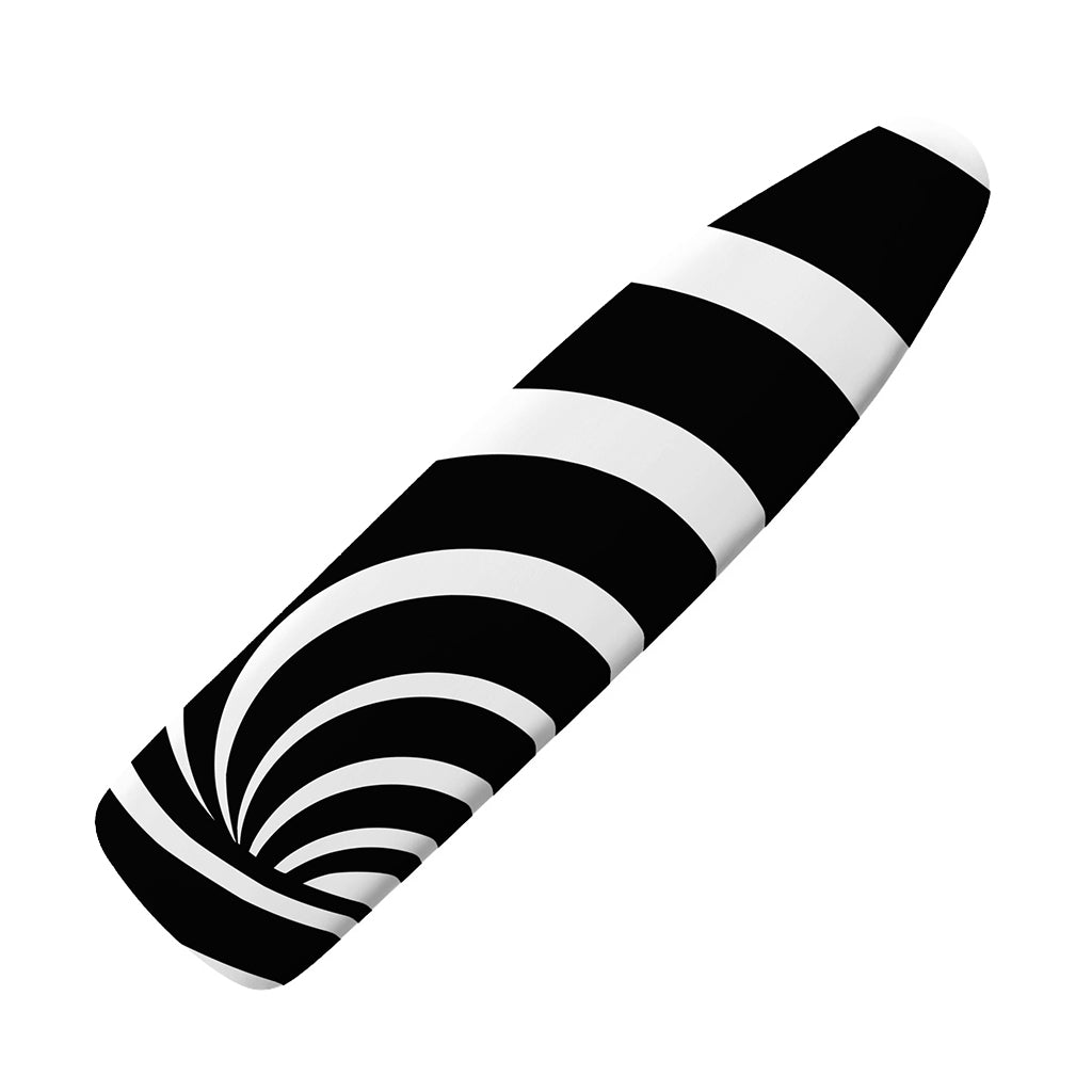 Black And White Optical Illusion Print Ironing Board Cover