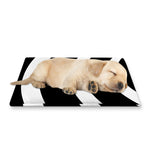 Black And White Optical Illusion Print Pet Cooling Mat Cover