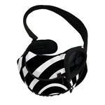 Black And White Optical Illusion Print Pet Sling Carrier