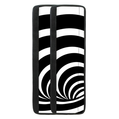 Black And White Optical Illusion Print Refrigerator Handle Covers
