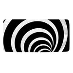 Black And White Optical Illusion Print Towel