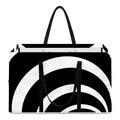 Black And White Optical Illusion Print Utility Tote Bag