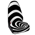 Black And White Optical Illusion Print Waterproof Car Seat Cover