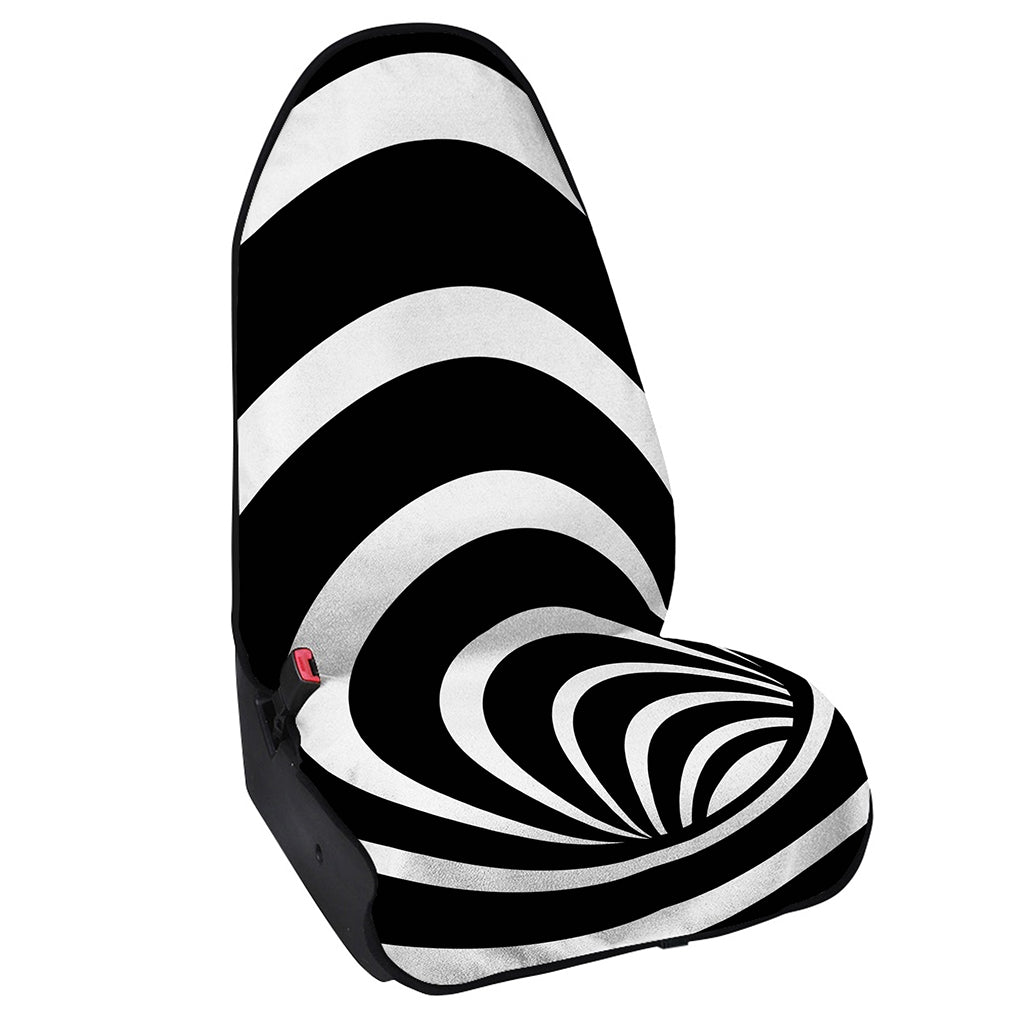 Black And White Optical Illusion Print Waterproof Car Seat Cover