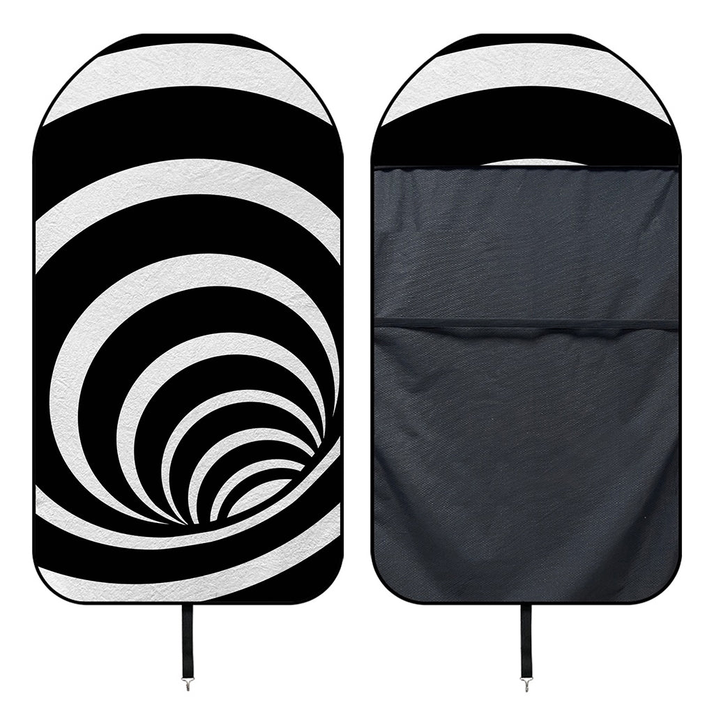 Black And White Optical Illusion Print Waterproof Car Seat Cover