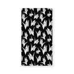 Black And White Origami Pattern Print Baby Crib Sheet