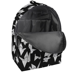 Black And White Origami Pattern Print Backpack