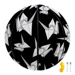 Black And White Origami Pattern Print Basketball