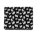 Black And White Origami Pattern Print Bifold Wallet
