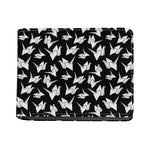 Black And White Origami Pattern Print Bifold Wallet