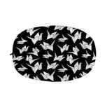 Black And White Origami Pattern Print Car Side Mirror Covers