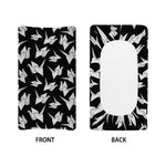 Black And White Origami Pattern Print Changing Pad Cover