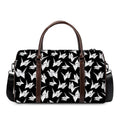 Black And White Origami Pattern Print Duffel Bag